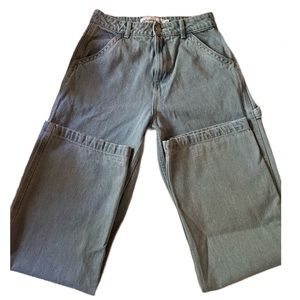 Light wash baggy skater jeans